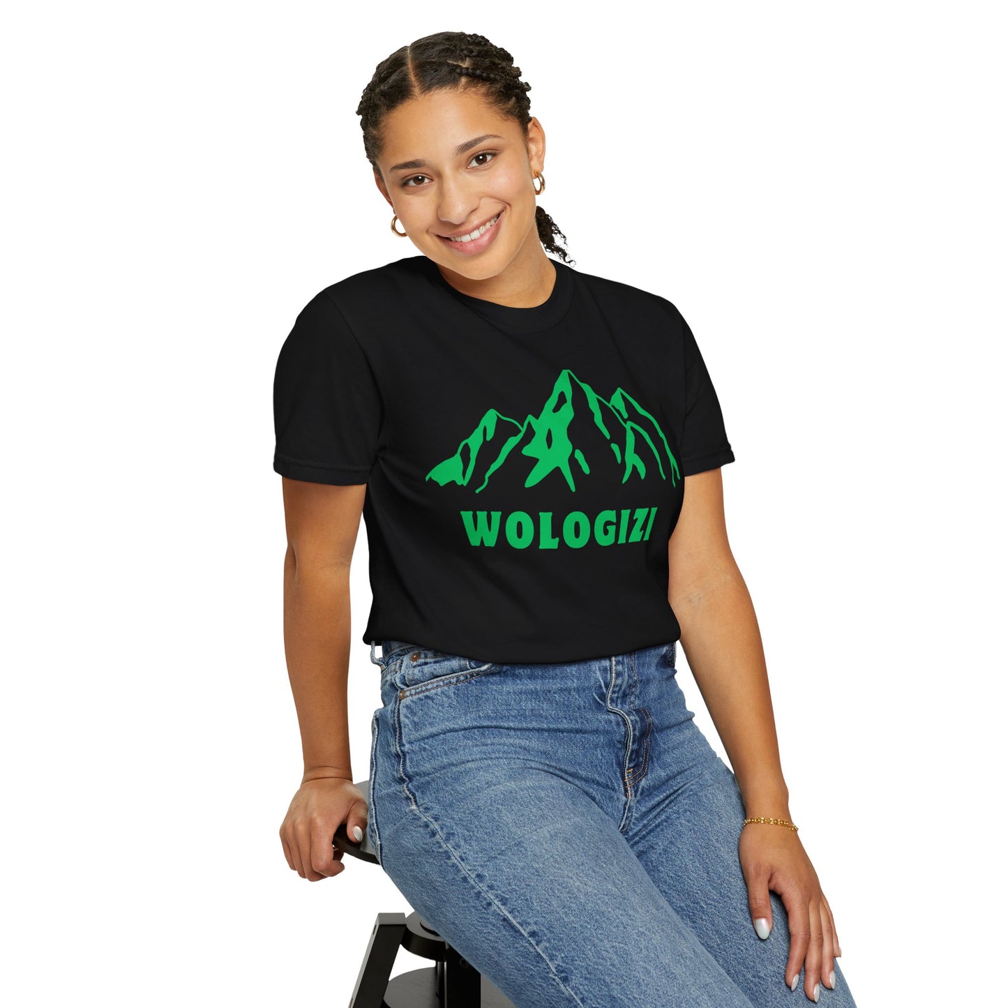 Wologizi Mountain Graphic Unisex T-Shirt - Nature Lover's Tee
