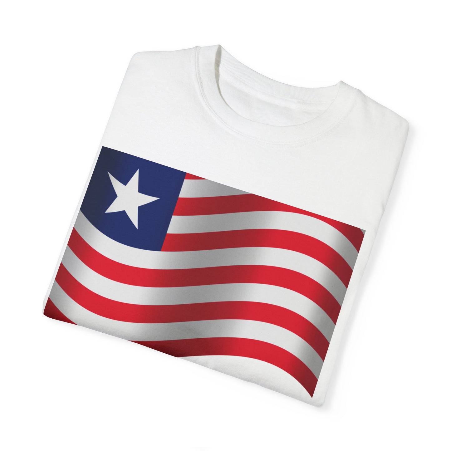 Mama Liberia Unisex Garment-Dyed T-Shirt - Celebrate Heritage & Patriotism