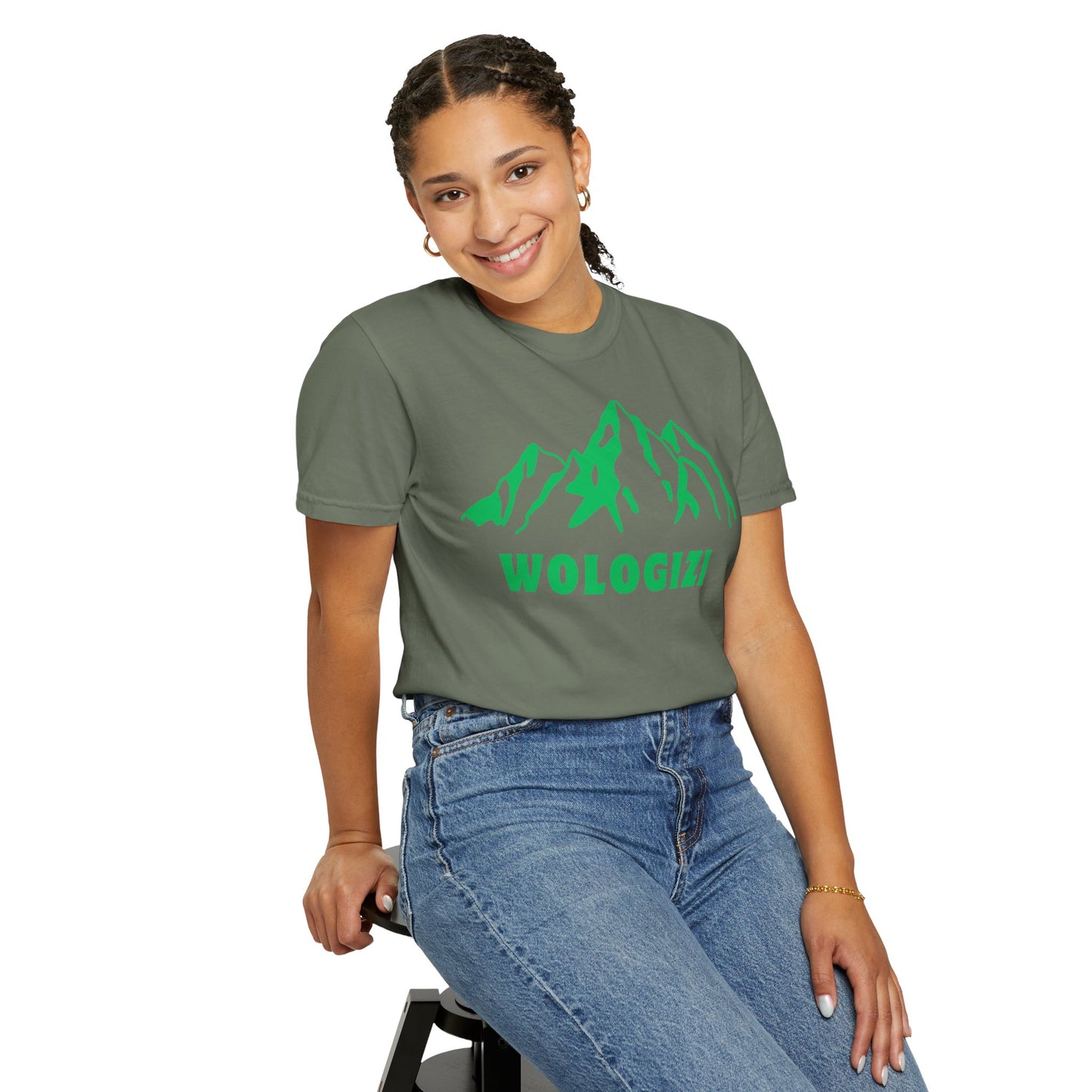 Wologizi Mountain Graphic Unisex T-Shirt - Nature Lover's Tee